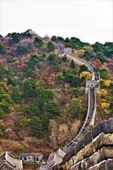 Mur chiński, Pekin, Chiny - obrazy, fototapety, plakaty