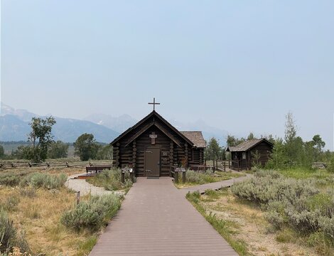 Old Chapel in the Rocky Mountains