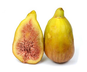 fig isolated on white background, clipping path, full depth of field