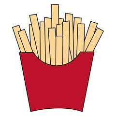 Retro 50's Diner Fries