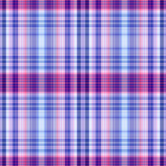 Nautical gingham in coastal beach house check fabric tile. Seamless red blue white sailor flannel textile tartan repeat swatch.