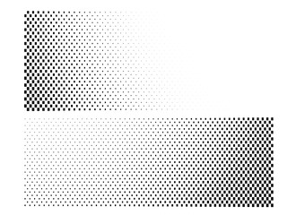 Set Design elements symbol Editable halftone frame dot circle pattern on white background. Vector illustration eps 10 frame with black random dots. Round border Icon using halftone circle dots text