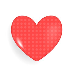Valentine's Day Love and Hearts in realistic style. Love icon flat. Heart illustrations, Love symbol icon, love symbol vector