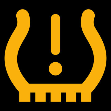 Low tire 2024 pressure symbol