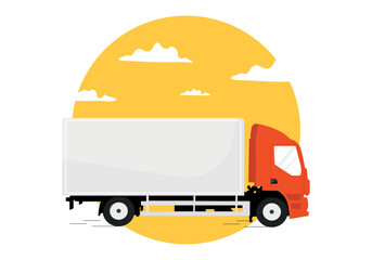 truck with trailer © Oksana