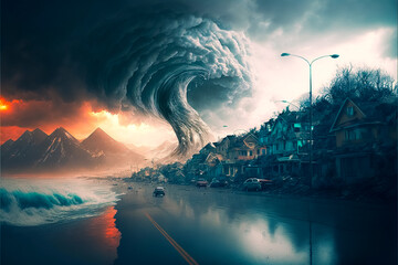 apocalypse on planet earth - obrazy, fototapety, plakaty