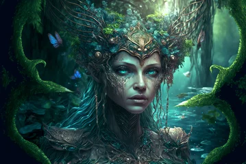 Elf fairy queen AI generative