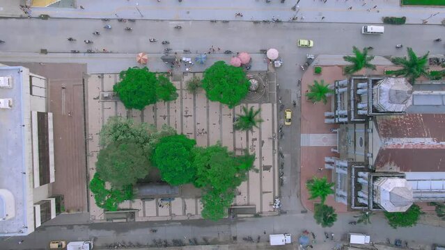 Vista aerea catedral catolica san francisco de asis quibdo choco colombia