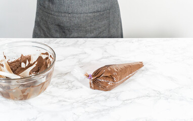 4th of July chocolate cake