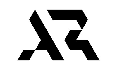 icon AR monogram letter logo