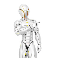 future astronaut is pointing and saying is over there