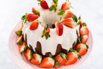 Red velvet bundt cake