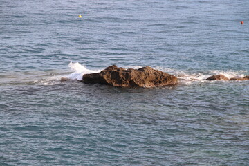 Obraz premium View of the Coast of the Tyrrhenian Sea