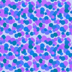 Abstract circle seamless watercolor paint polka dots pattern for wrapping paper and fabrics and linens