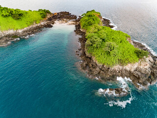 small colorful island in Guanacaste, Costa Rica