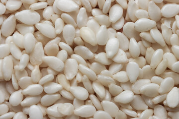 Extreme close up view of Sesame seeds.