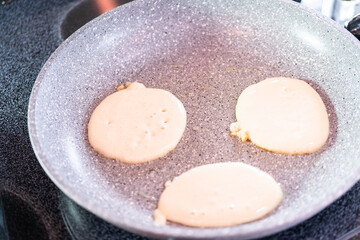 Making pancakes