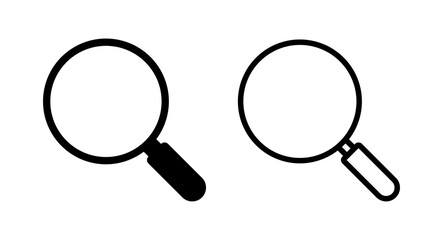 Search icon vector illustration. search magnifying glass sign and symbol