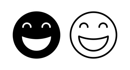 smile icon vector illustration. smile emoticon icon. feedback sign and symbol