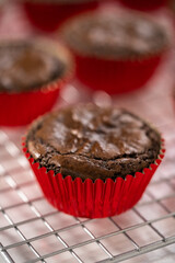 Chocolate peppermint cupcakes
