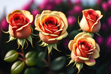 Beautiful roses. flowers.