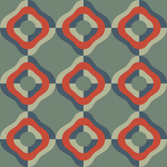 Fototapeta premium Abstract attractive ornament for decorating any surfaces or things. Seamless pattern.