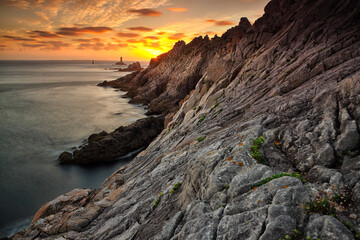 Pointe Du Raz Lighthouse, Finistere, Brittany, France