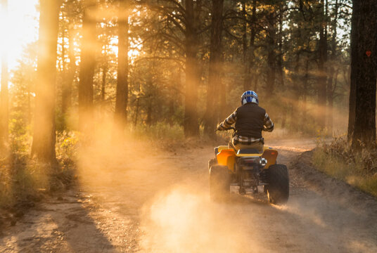 ATV riding in the San Juan National Forest