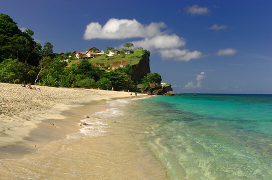 Beach on the Caribbean island of Grenada.