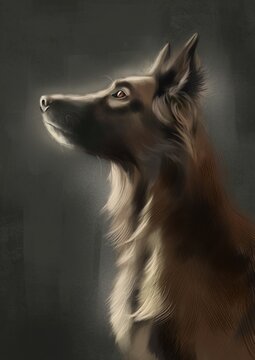 portrait of a dog