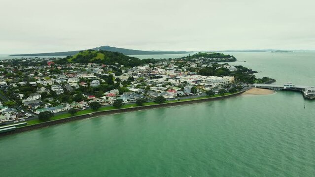 Auckland Devonport New Zealand drone