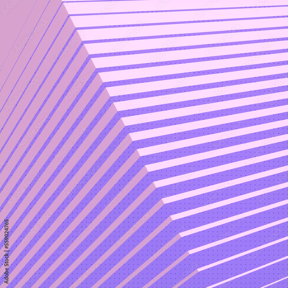 Aufkleber abstract geometric background of lines. 3d rendering digital illustration