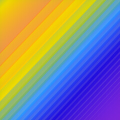 Multicolored background of lines. 3d rendering digital illustration