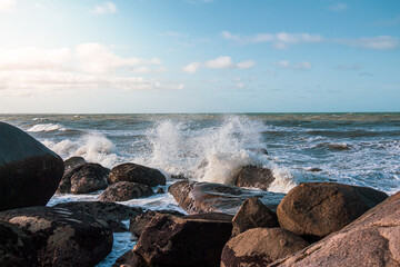 Praia Pedra do Sal, Parnaíba, Piauí, Brasil.