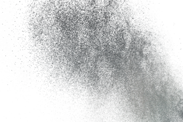 Million of Star Dust, Photo image of falling down shower rain snow, heavy snows storm flying. Freeze shot on black background isolated overlay. Spray water fog smoke as star particle on wind