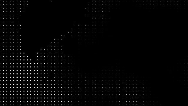 abstract halftone background texture animation