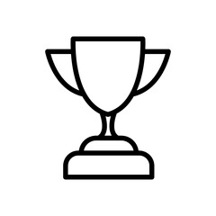 trophy icon in trendy flat style on white background..eps