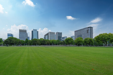 Fototapeta premium Modern Urban Architectural Landscape of Suzhou, China