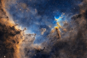 Heart of the heart nebula called Melotte 15 is a deep space object