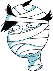 cartoon mummy