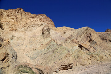 Fototapeta na wymiar Cliffs of Golden Canyon - Death Valley National Park, California