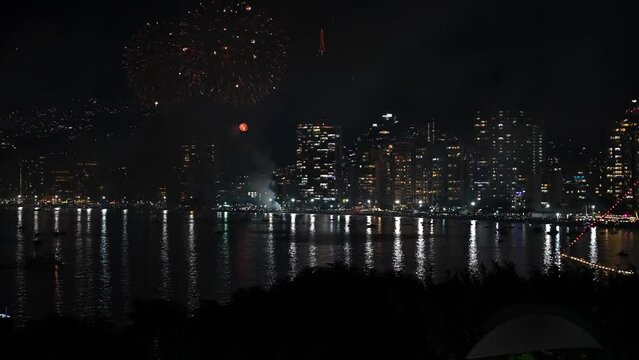 FIn de a&ntilde;o pirotecnia Acapulco, M&eacute;xico