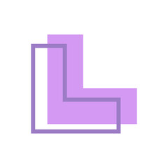 Purple Flat Geometric Memphis 7