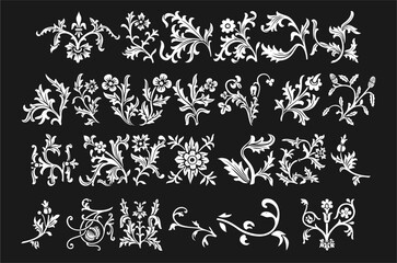 pattern with floral elements