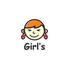 smiling girl with orange hair