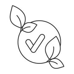 Energy saving  vector icon. Line sign for mobile concept and web design. Symbol, logo illustration. Vector graphics