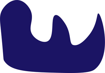 Boho Illustration shapes abstract