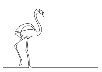 continuous line drawing of bird PNG image with transparent background