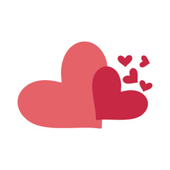 Red Flat Valentine`s Love Decoration 2