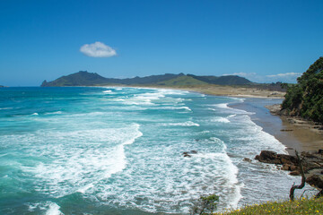 Beautiful beach in northland